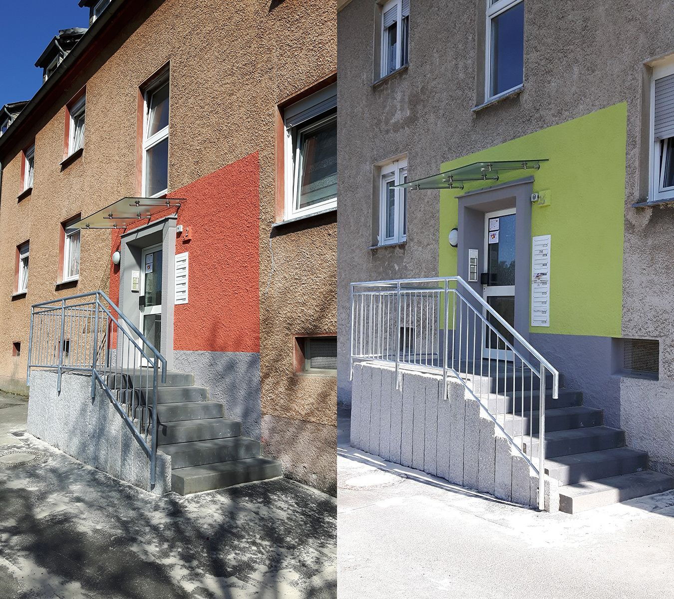 Sanierungsmaßnahmen der Hauseingangstreppenanlagen