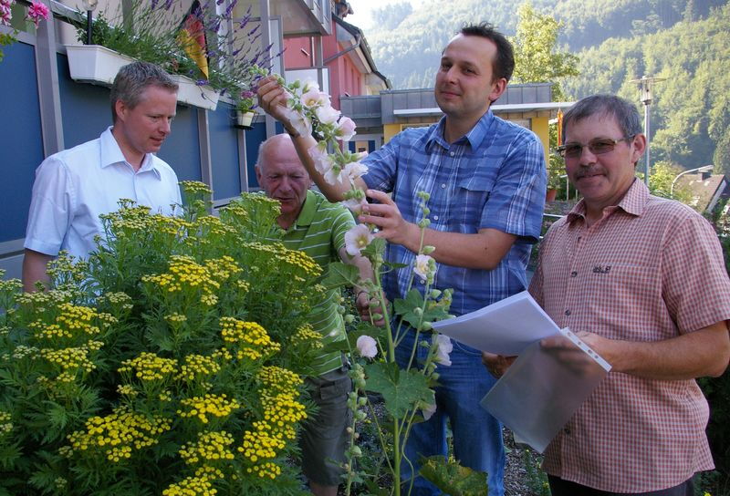 Fast jede Blume wurde genau in Augenschein genommen