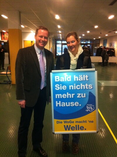 Geschäftsführer Ingo Wöste und Linda Engels