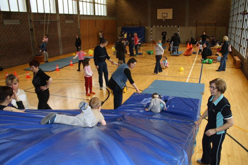 Die Riesenrutsche war für die Kids eine ganz besondere Attraktion!