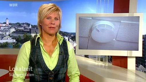 WDR-Bericht über Rauchmelder in Werdohl