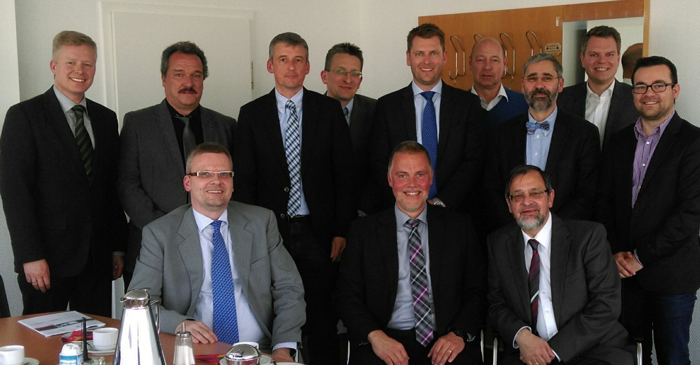 Auch Woge-Geschäftsführer Ingo Wöste (ganz links) nahm an der Veranstaltung teil.