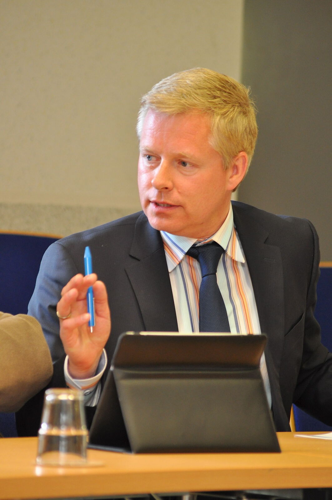 Ingo Wöste lieferte Impulse für seine Diskussion über den demografischen Wandel in Werdohl / Foto: Süderländer Volksfreund