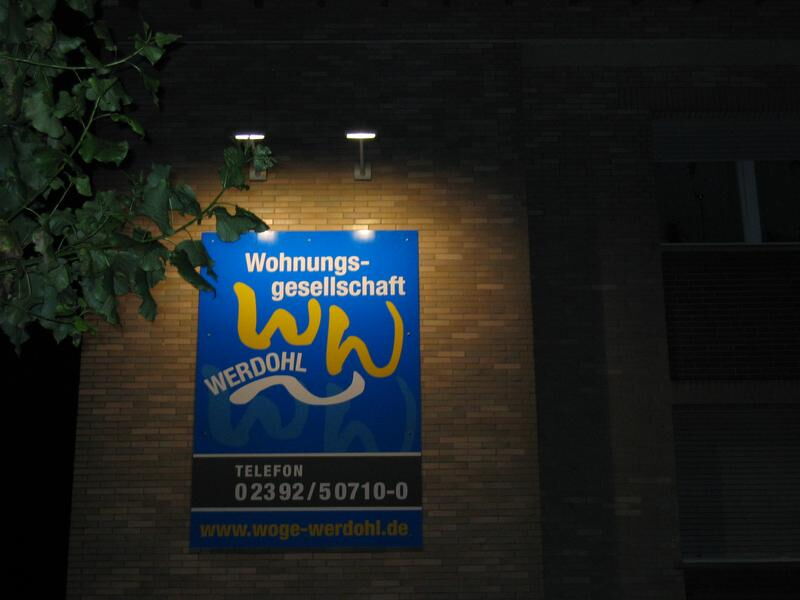 Neues Erkennungsmerkmal am Servicecenter der Woge-Werdohl