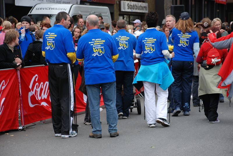 Teilnehmer der Woge-Werdohl kurz nach dem Zieleinlauf