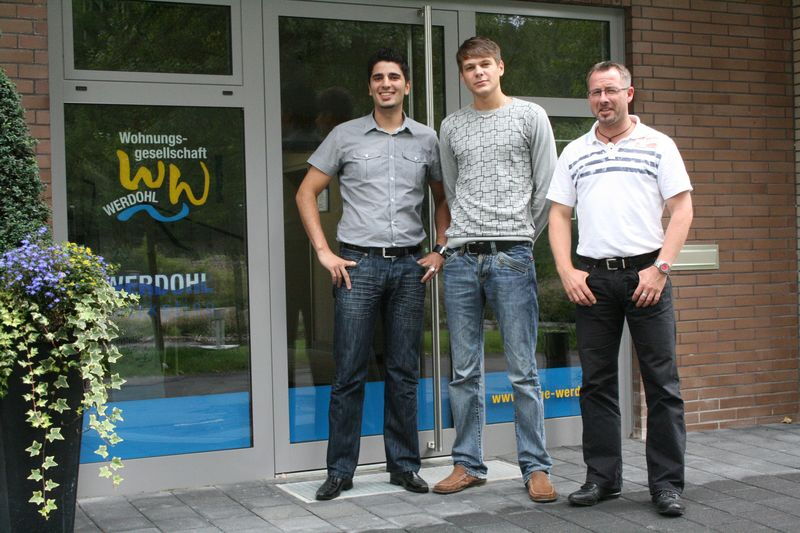 v. l. Ahmet Tasdemir, Philipp Klose, Björn Krüger