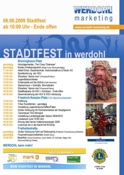 Stadtfest in Werdohl 2009