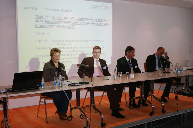 v.l. Martina Koepp, Ingo Wöste, Holger Lohrbach und Karl Fels