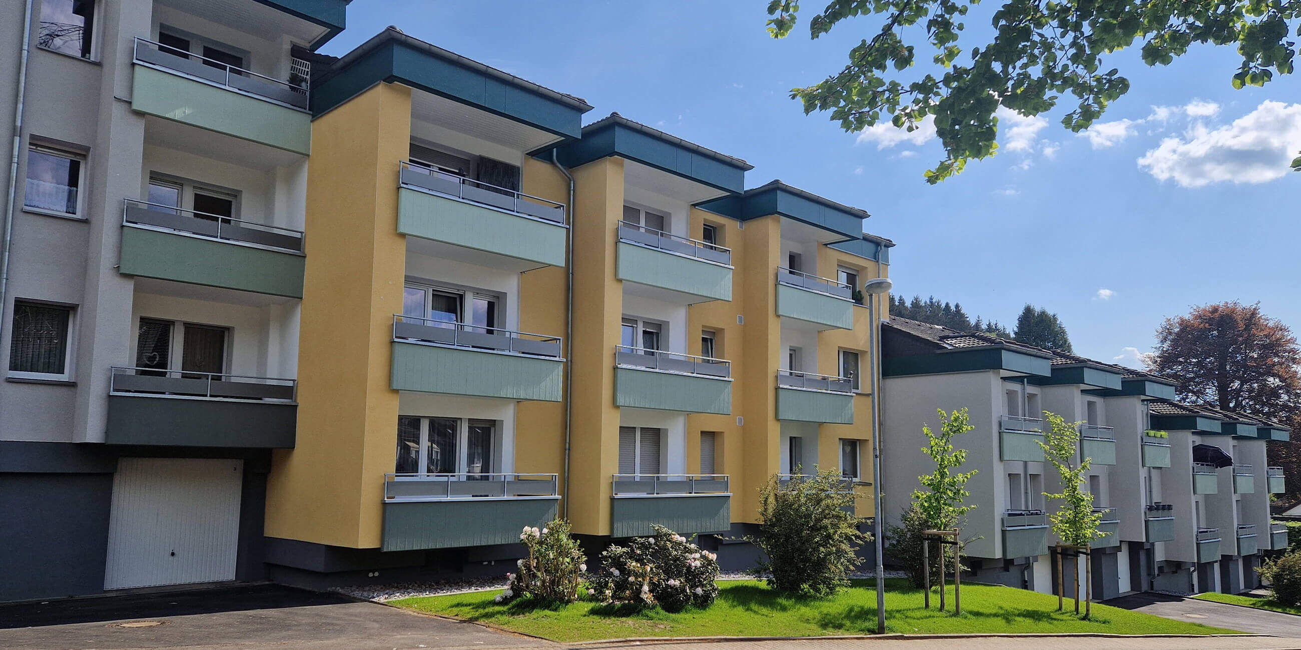 Abgeschlossene Modernisierungen Pungelscheiderweg 70+72, Reidemeisterweg 4+6