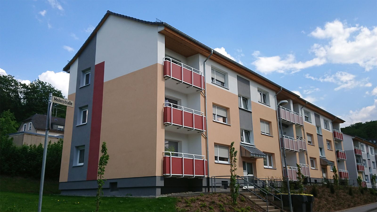 Modernisierungen Meilerstraße 1+3, 5+7 ,9+11