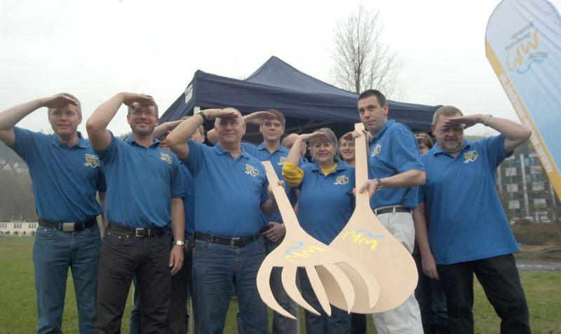 Ausschau halten nach trockener, sonniger Witterung und den erhofften Besuchern / Foto: Westfälische Rundschau