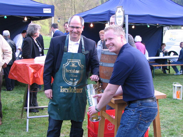 v.l. Dirk Middendorf und Ingo Wöste beim Festivalstart