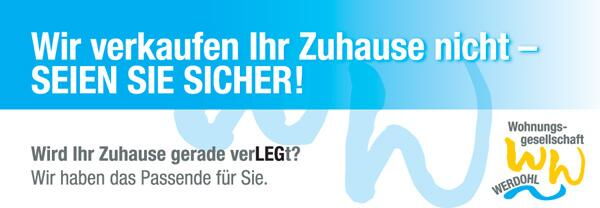 Zeitungsanzeige der WoGe