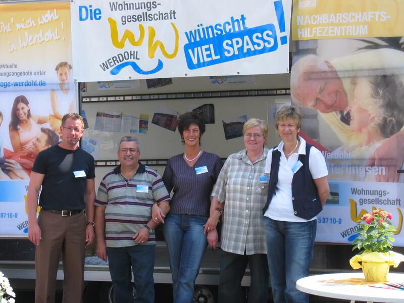 Das WoGe-Team begrüßte die Werdohler erstmals mit einem eigenen Stand.